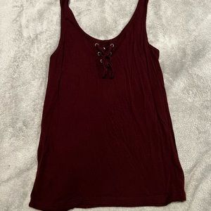A&E Maroon Tank